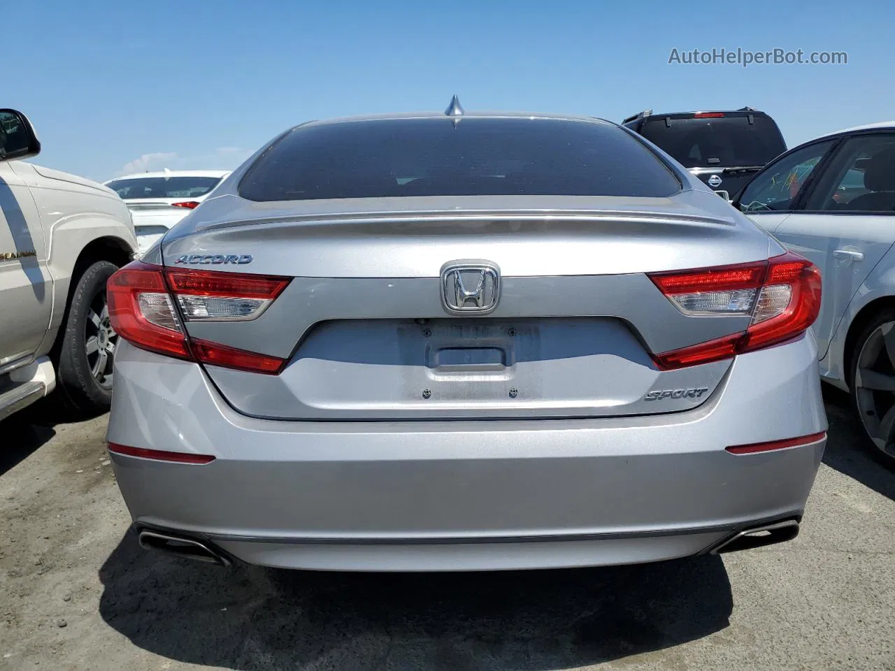 2018 Honda Accord Sport Silver vin: 1HGCV1F39JA238738