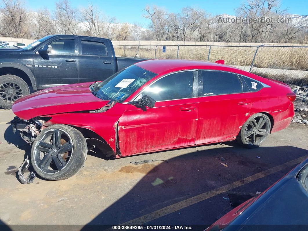 2018 Honda Accord Sport Red vin: 1HGCV1F39JA247309