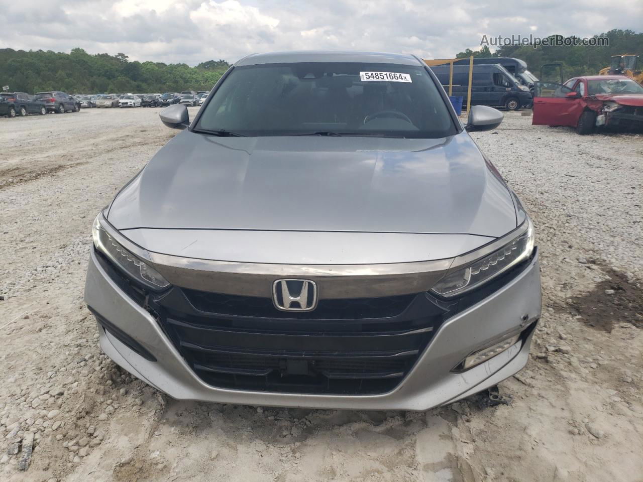 2018 Honda Accord Sport Silver vin: 1HGCV1F39JA248301