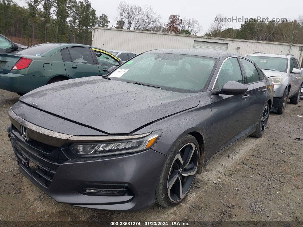 2019 Honda Accord Sport Gray vin: 1HGCV1F39KA013544