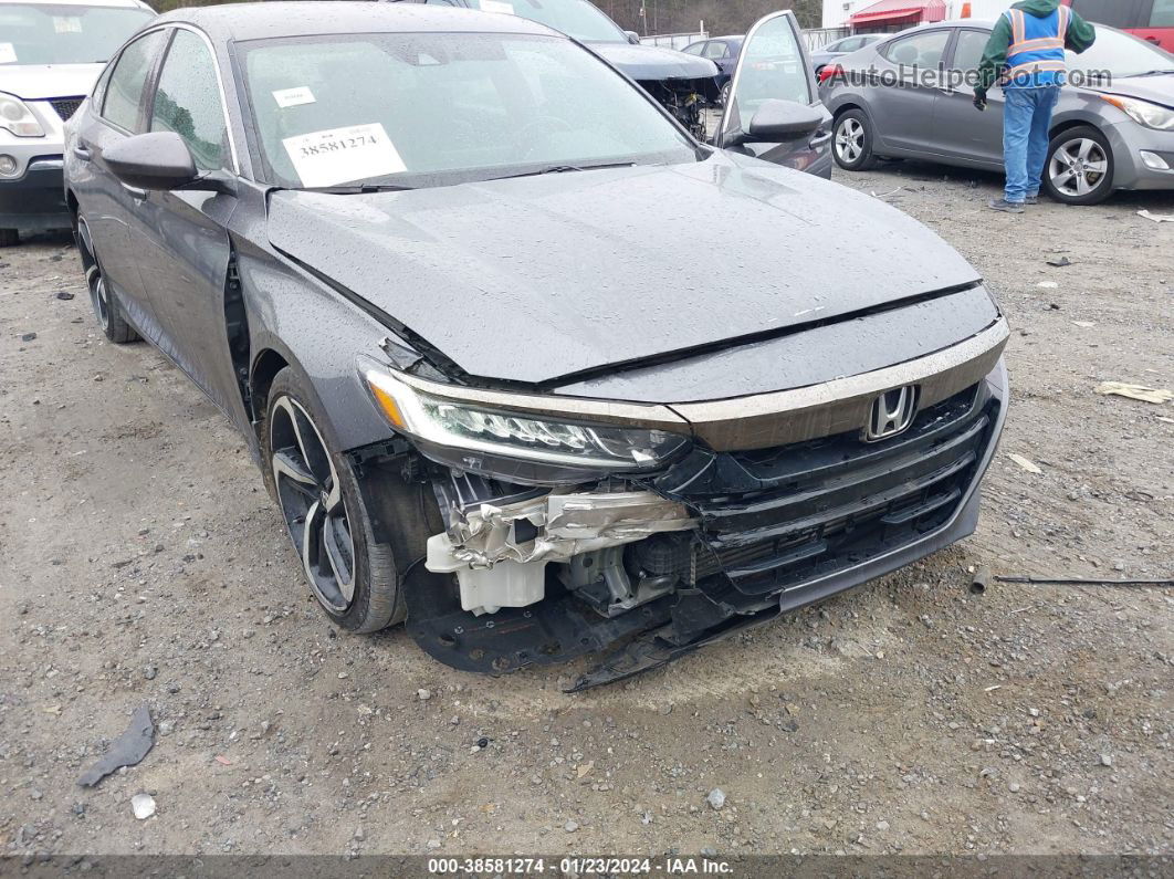 2019 Honda Accord Sport Gray vin: 1HGCV1F39KA013544