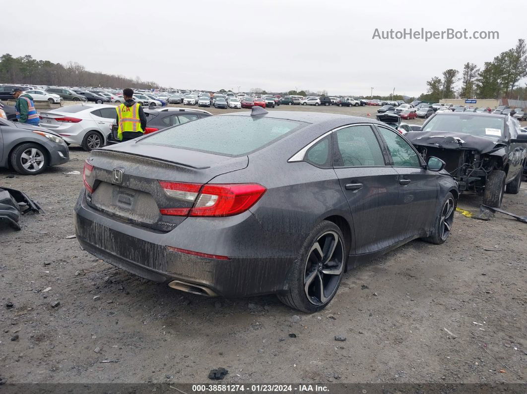 2019 Honda Accord Sport Gray vin: 1HGCV1F39KA013544