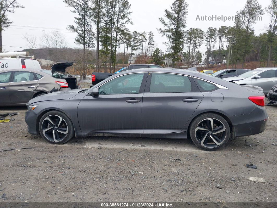 2019 Honda Accord Sport Gray vin: 1HGCV1F39KA013544