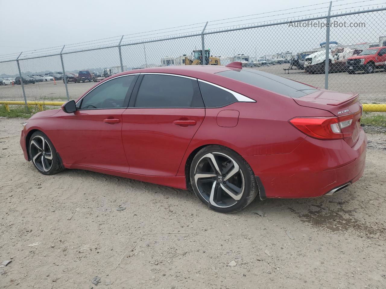 2019 Honda Accord Sport Red vin: 1HGCV1F39KA034569