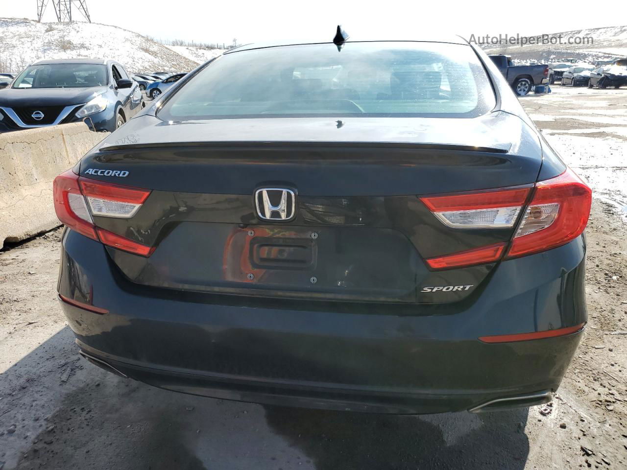 2019 Honda Accord Sport Black vin: 1HGCV1F39KA037309