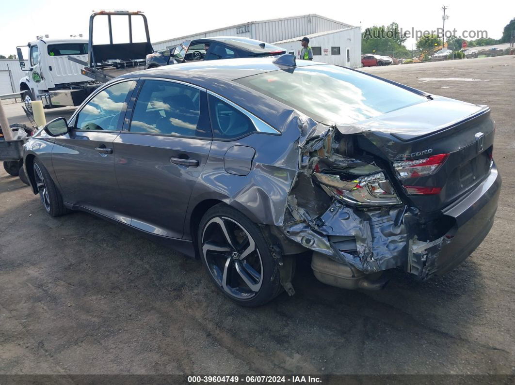 2019 Honda Accord Sport Gray vin: 1HGCV1F39KA039383