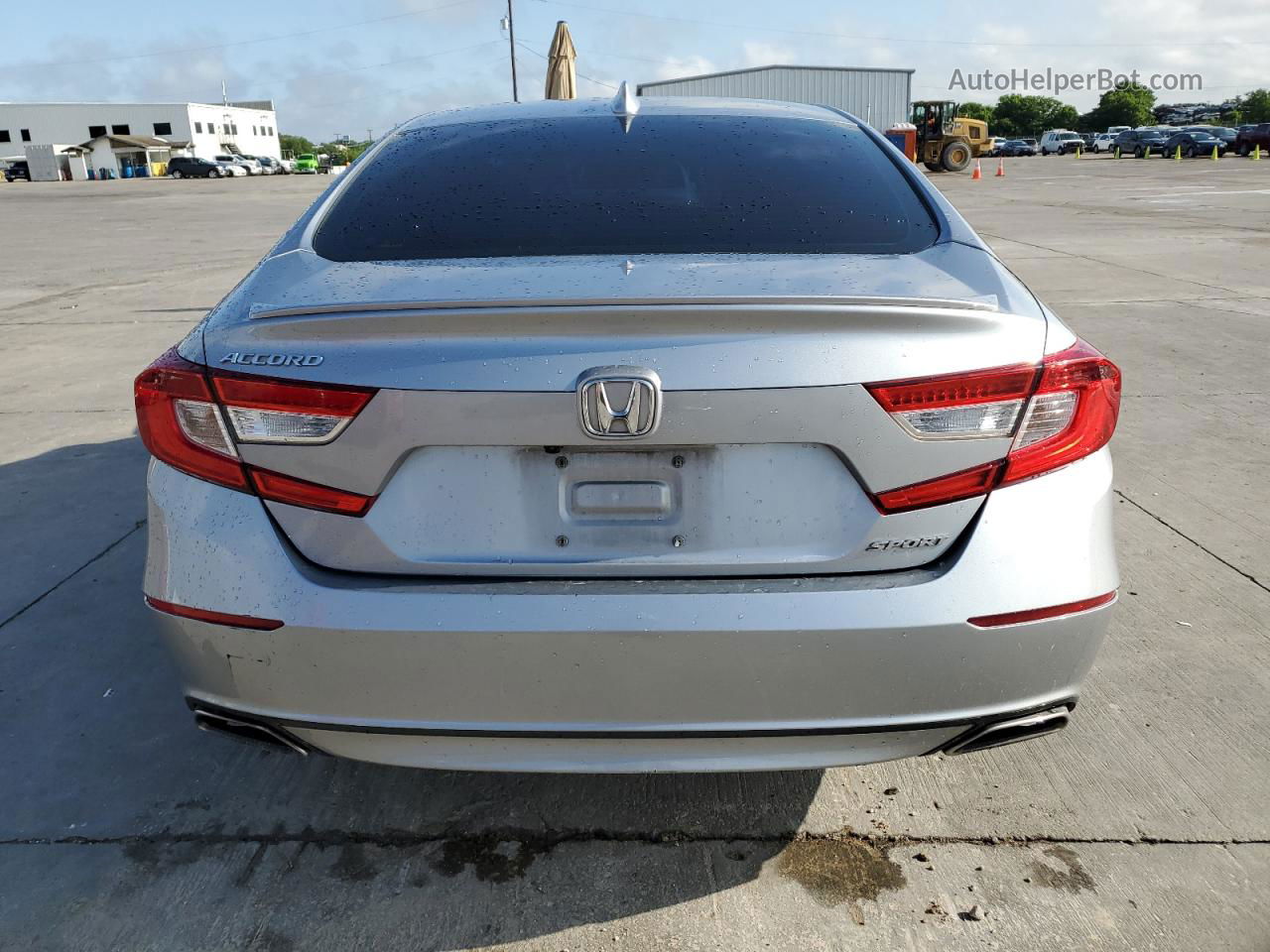 2019 Honda Accord Sport Silver vin: 1HGCV1F39KA043319