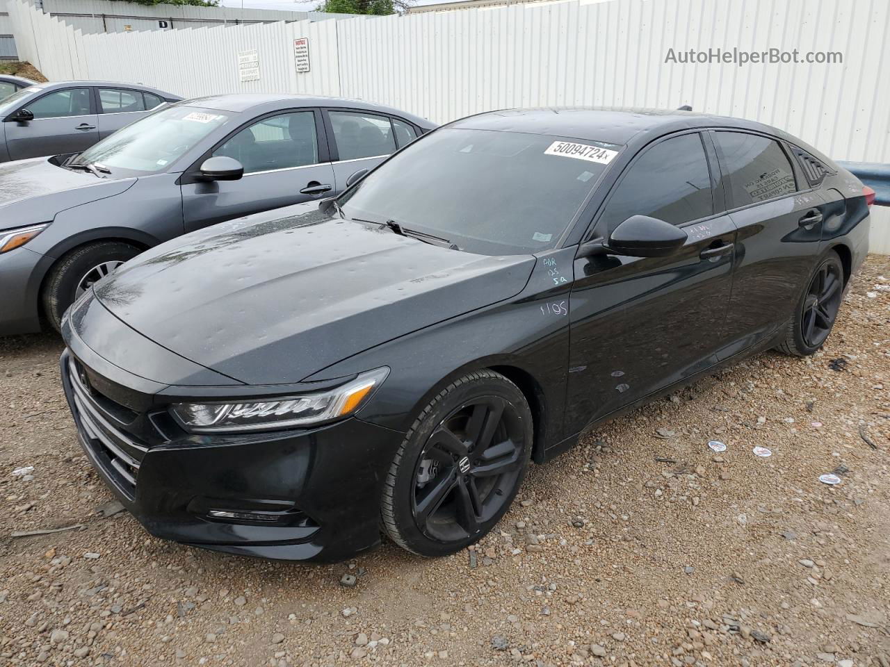 2019 Honda Accord Sport Blue vin: 1HGCV1F39KA050982