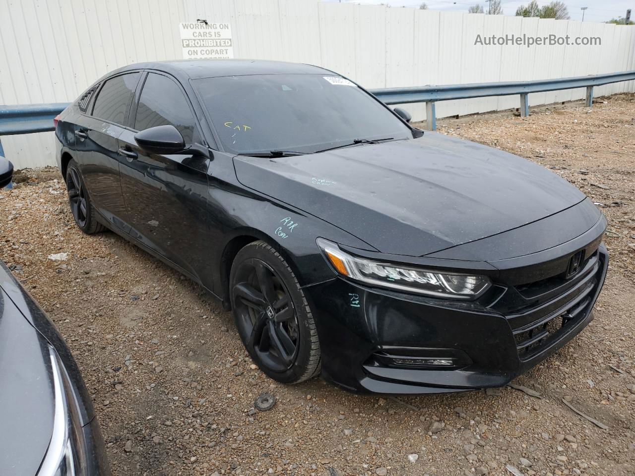 2019 Honda Accord Sport Blue vin: 1HGCV1F39KA050982