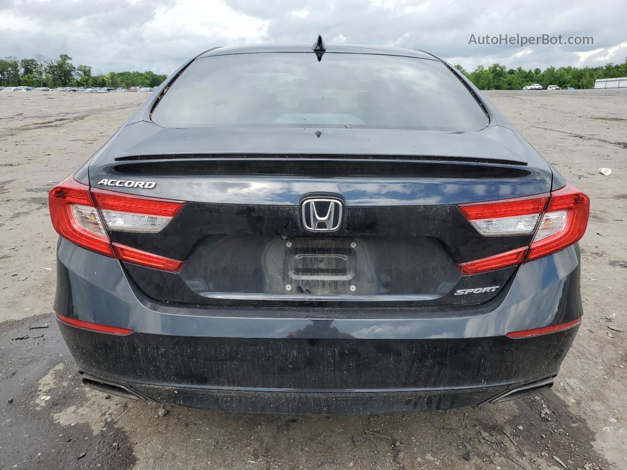 2019 Honda Accord Sport Black vin: 1HGCV1F39KA057608