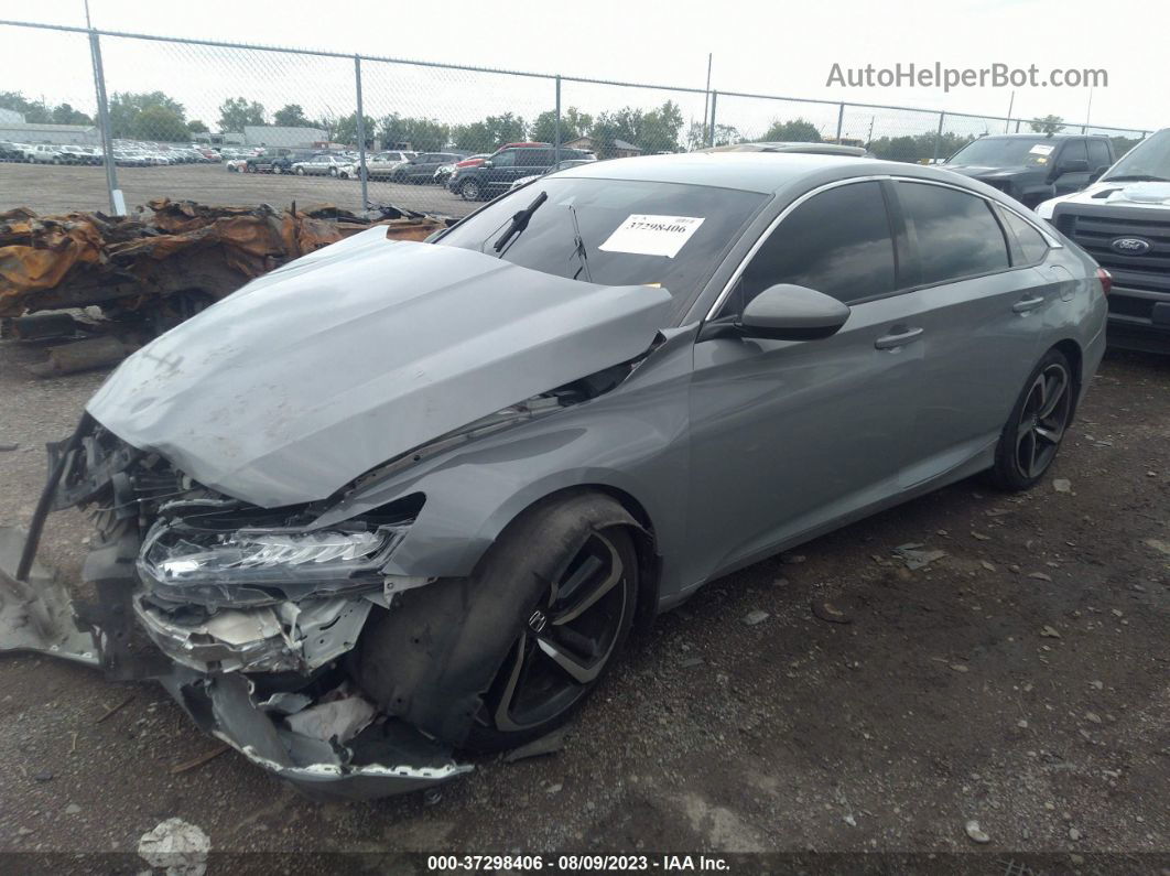 2019 Honda Accord Sedan Sport 1.5t Gray vin: 1HGCV1F39KA071086