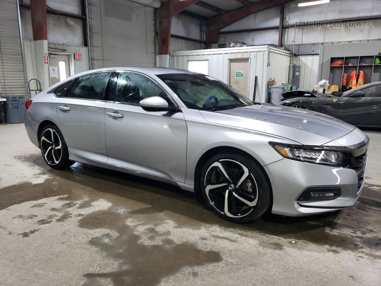 2019 Honda Accord Sport Silver vin: 1HGCV1F39KA085179