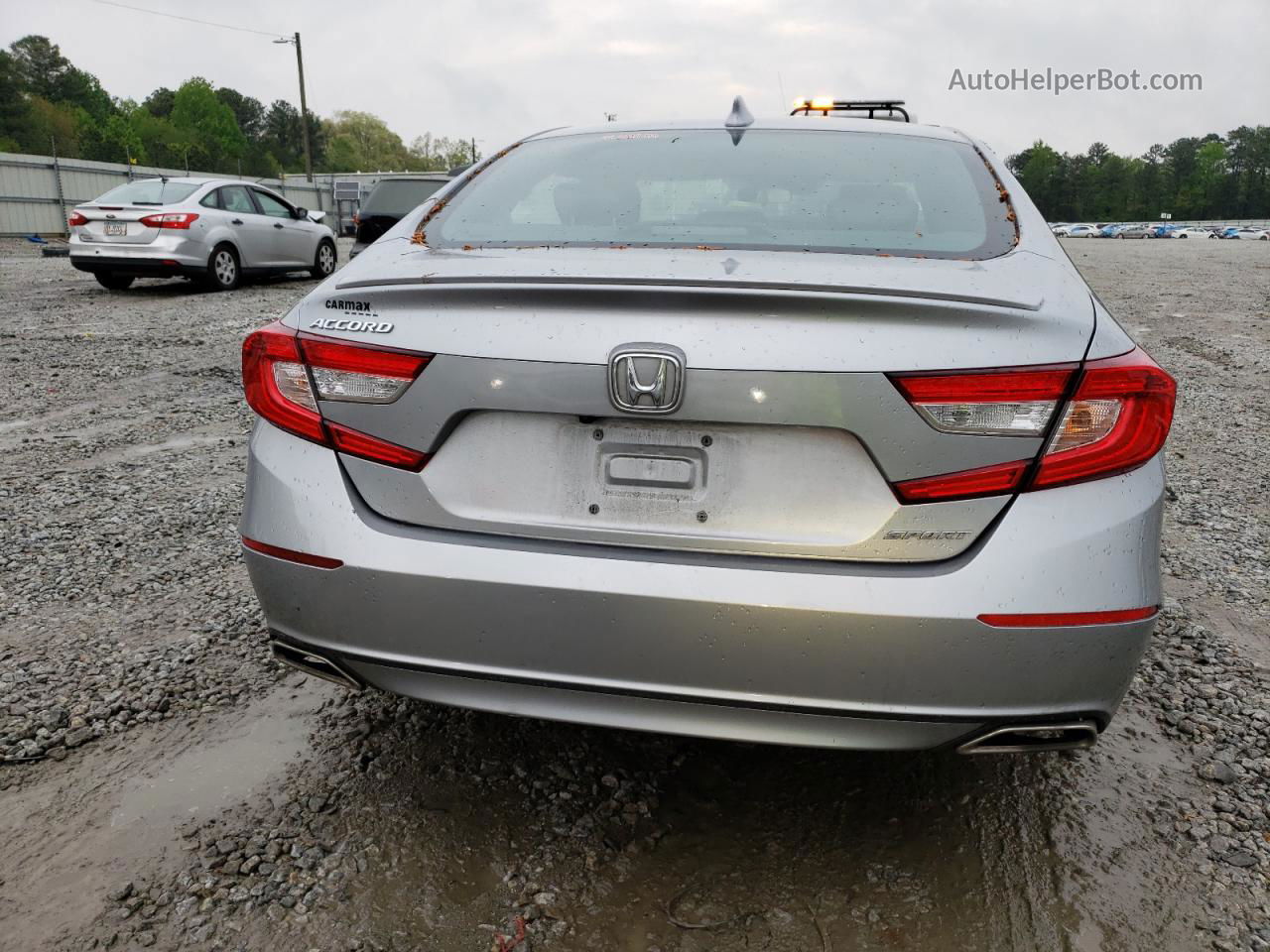 2019 Honda Accord Sport Silver vin: 1HGCV1F39KA086235