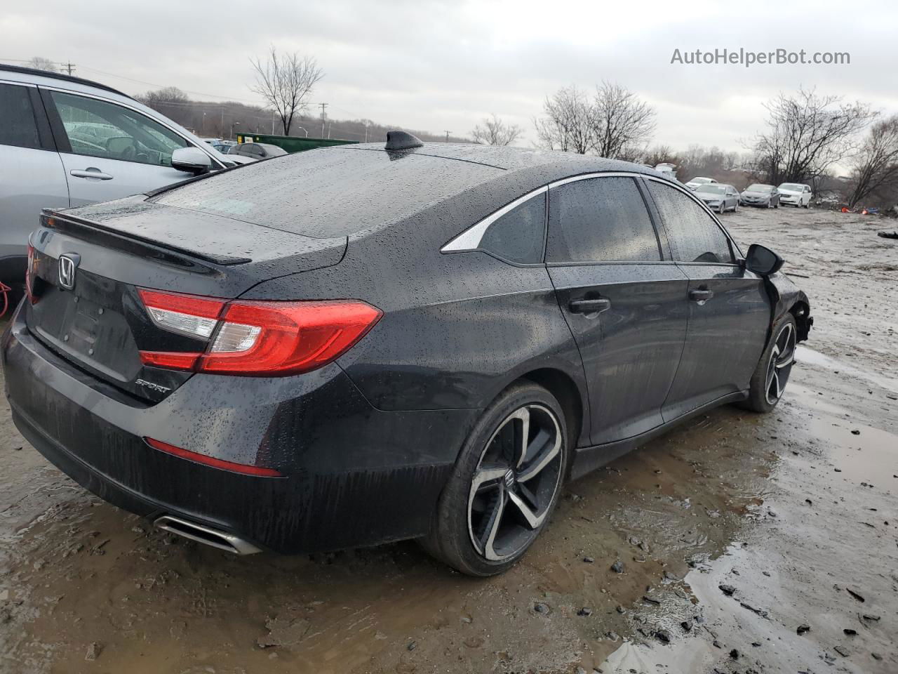 2019 Honda Accord Sport Black vin: 1HGCV1F39KA096621