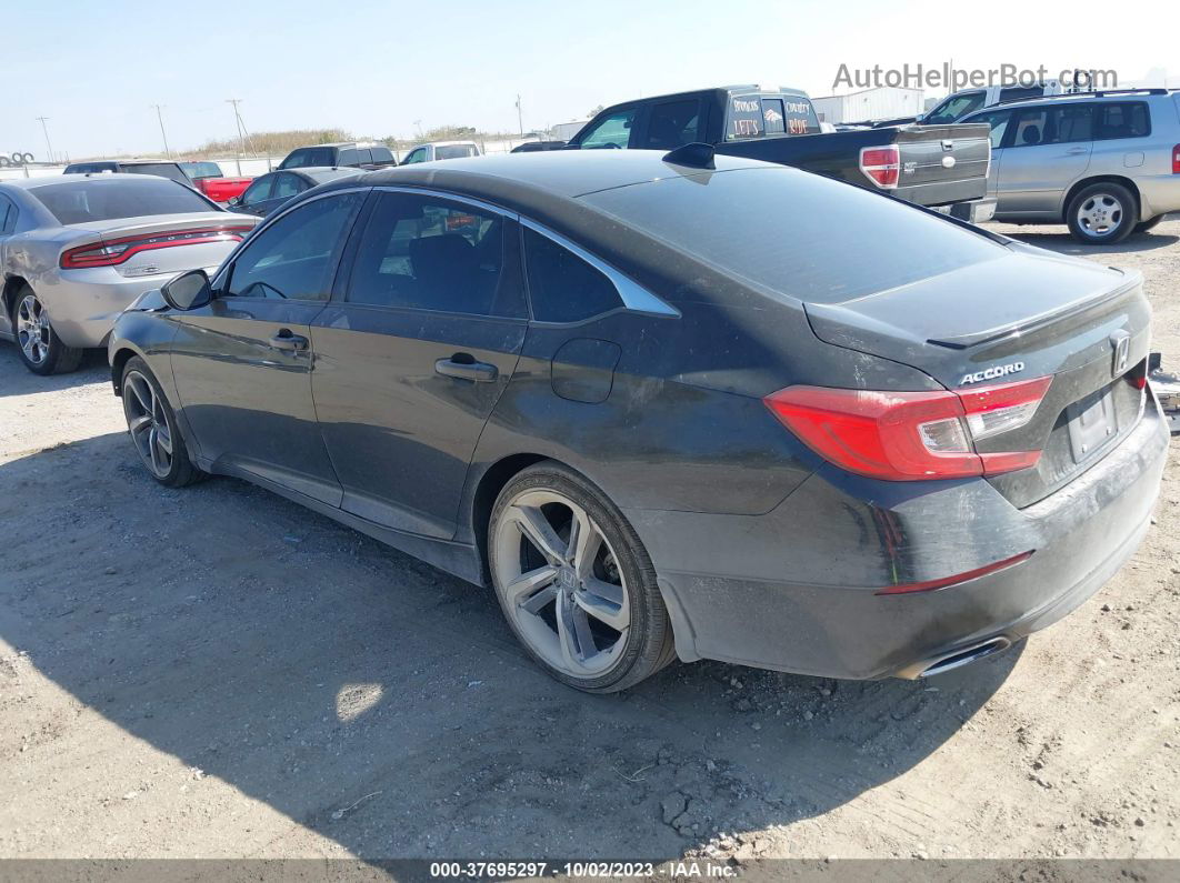 2019 Honda Accord Sedan Sport 1.5t Black vin: 1HGCV1F39KA115605