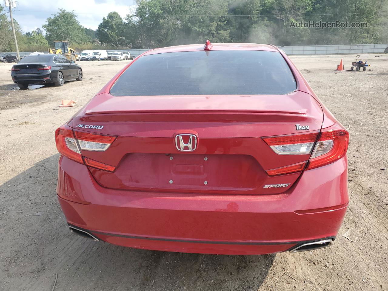 2019 Honda Accord Sport Red vin: 1HGCV1F39KA119881