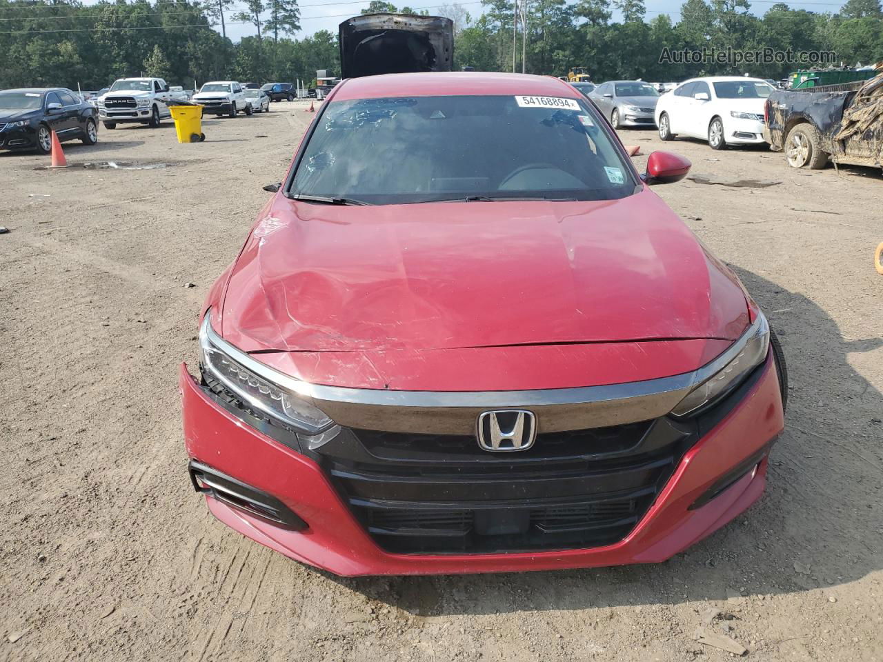 2019 Honda Accord Sport Red vin: 1HGCV1F39KA119881