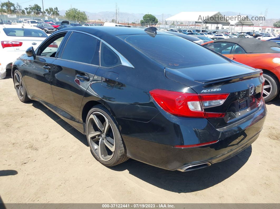 2019 Honda Accord Sport Black vin: 1HGCV1F39KA128855