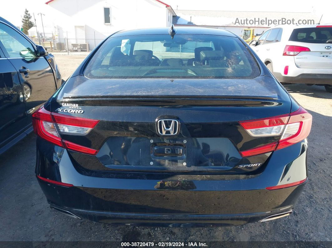 2019 Honda Accord Sport Black vin: 1HGCV1F39KA131688