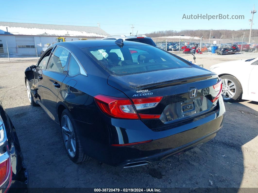 2019 Honda Accord Sport Черный vin: 1HGCV1F39KA131688