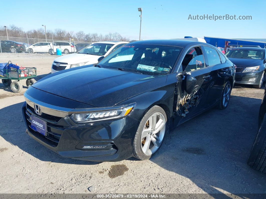 2019 Honda Accord Sport Черный vin: 1HGCV1F39KA131688