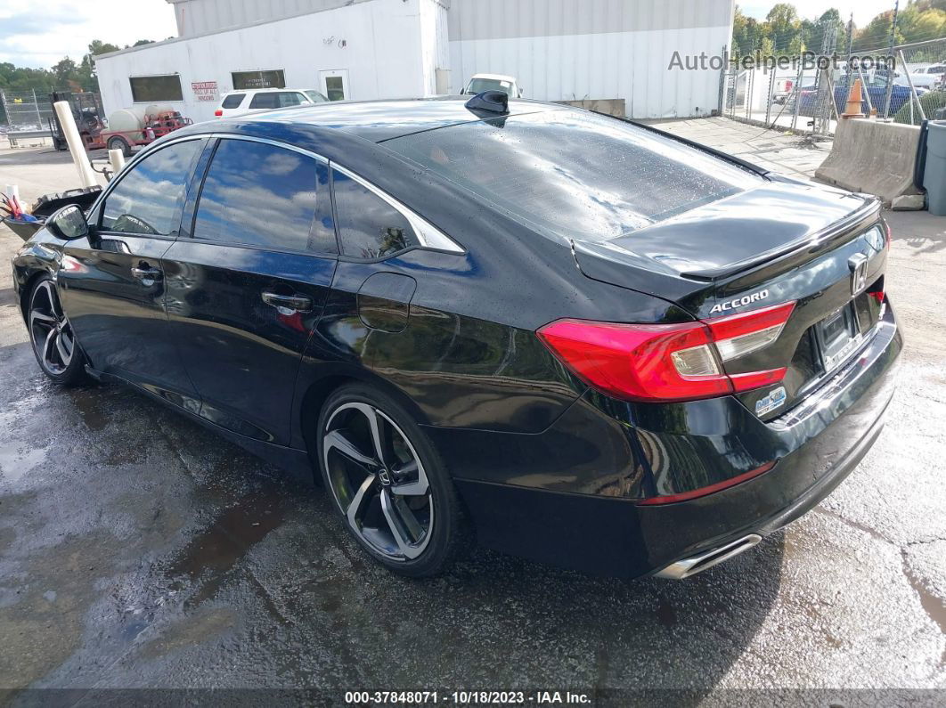 2019 Honda Accord Sport Black vin: 1HGCV1F39KA159457