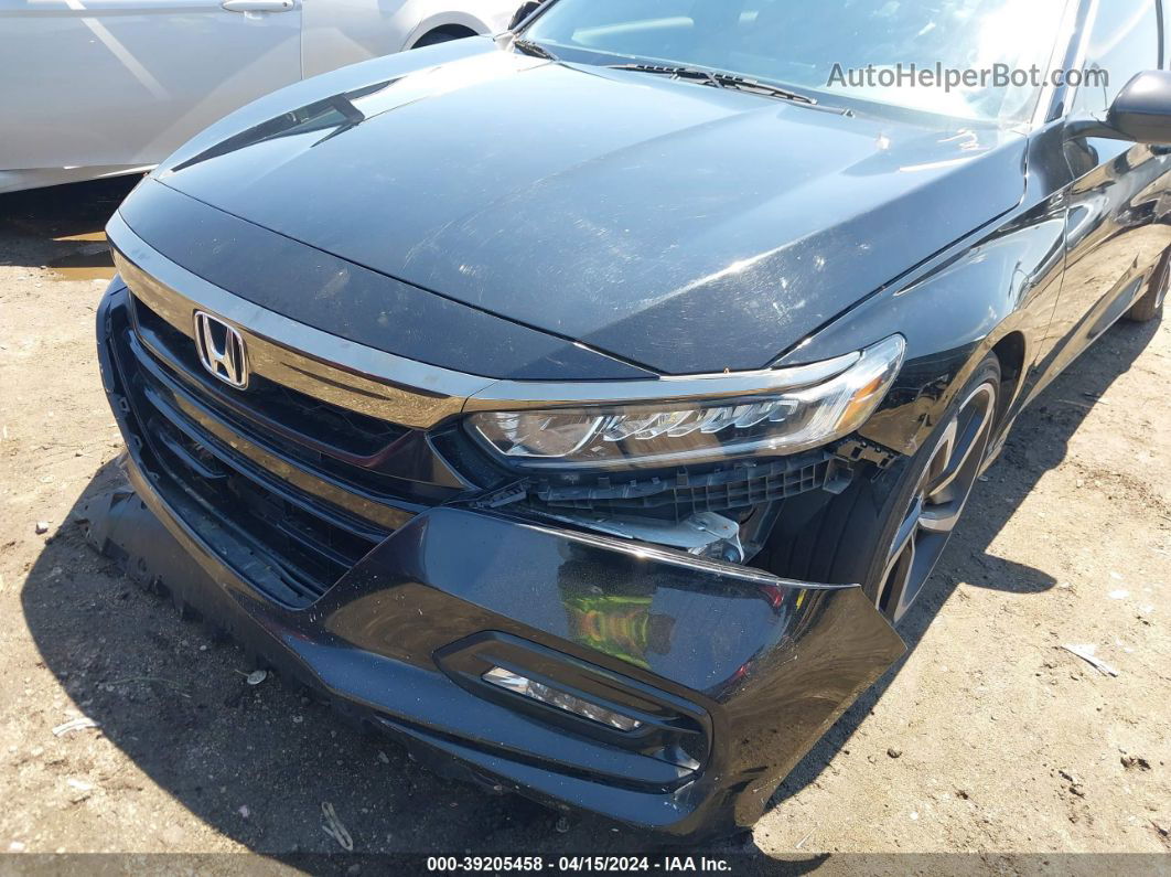 2019 Honda Accord Sport Black vin: 1HGCV1F39KA171186