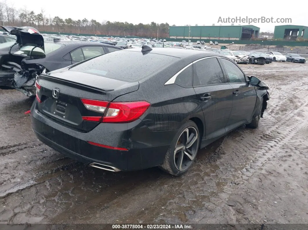 2020 Honda Accord Sport Black vin: 1HGCV1F39LA039482