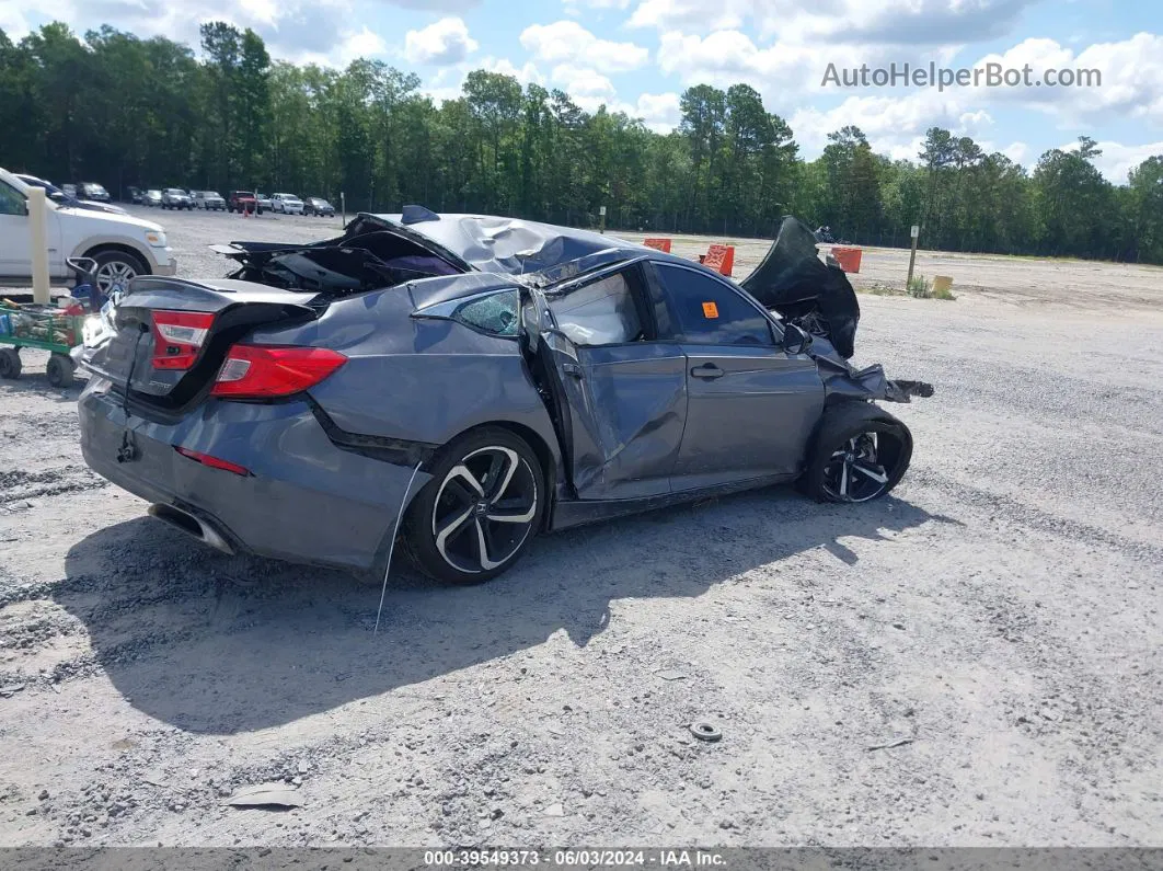 2020 Honda Accord Sport Gray vin: 1HGCV1F39LA039899