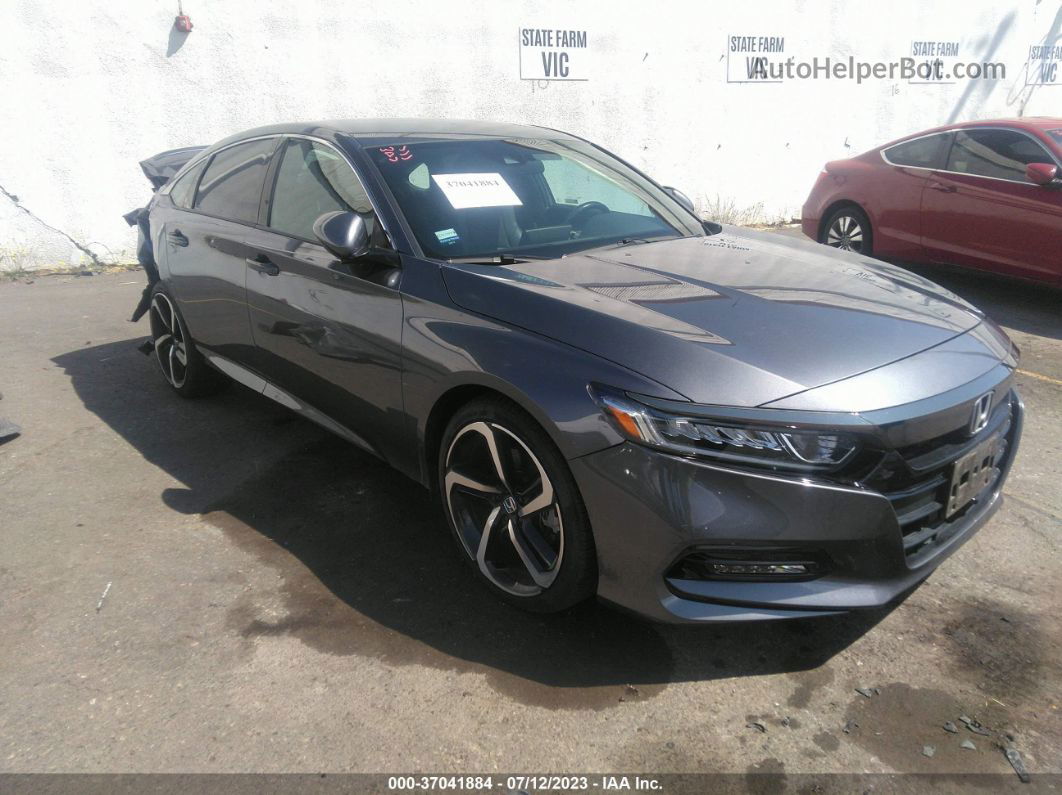 2020 Honda Accord Sedan Sport Gray vin: 1HGCV1F39LA059263