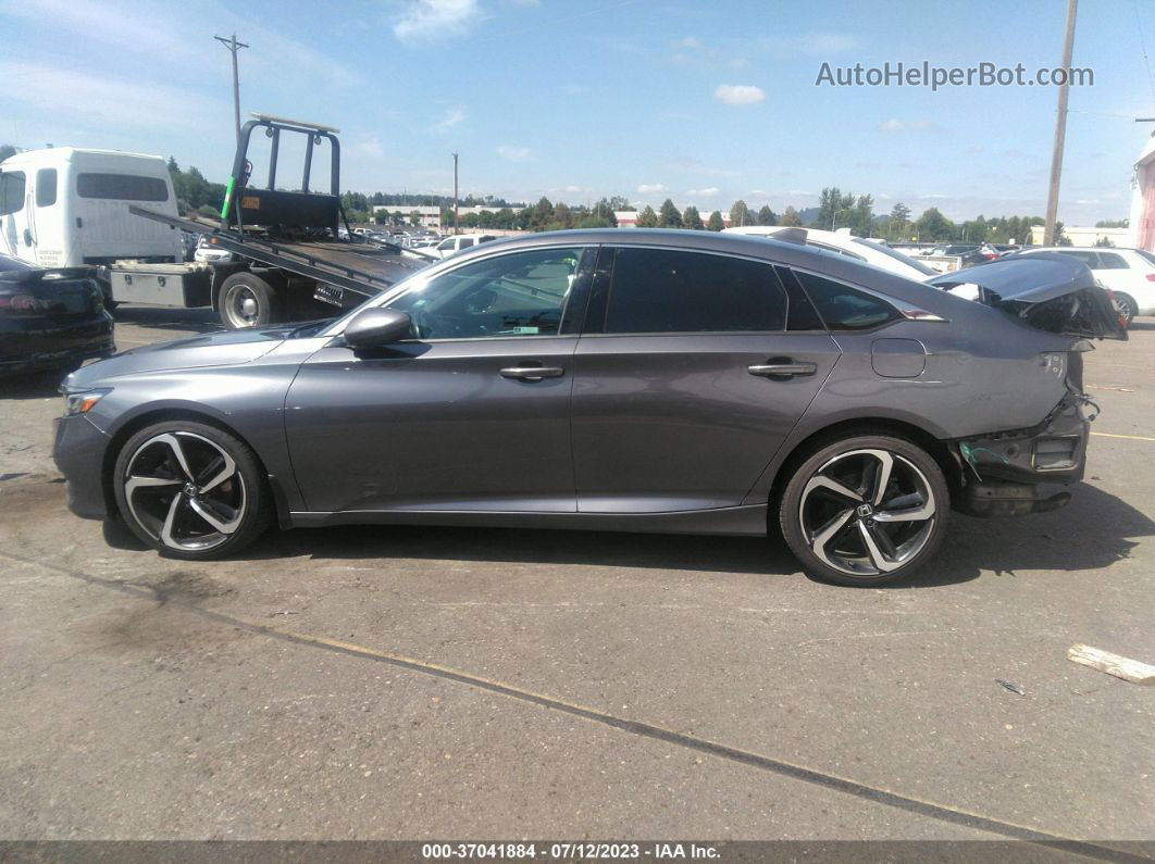 2020 Honda Accord Sedan Sport Gray vin: 1HGCV1F39LA059263