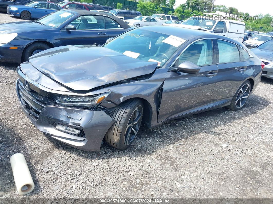 2020 Honda Accord Sport Gray vin: 1HGCV1F39LA066942