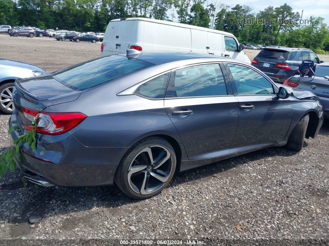 2020 Honda Accord Sport Gray vin: 1HGCV1F39LA066942