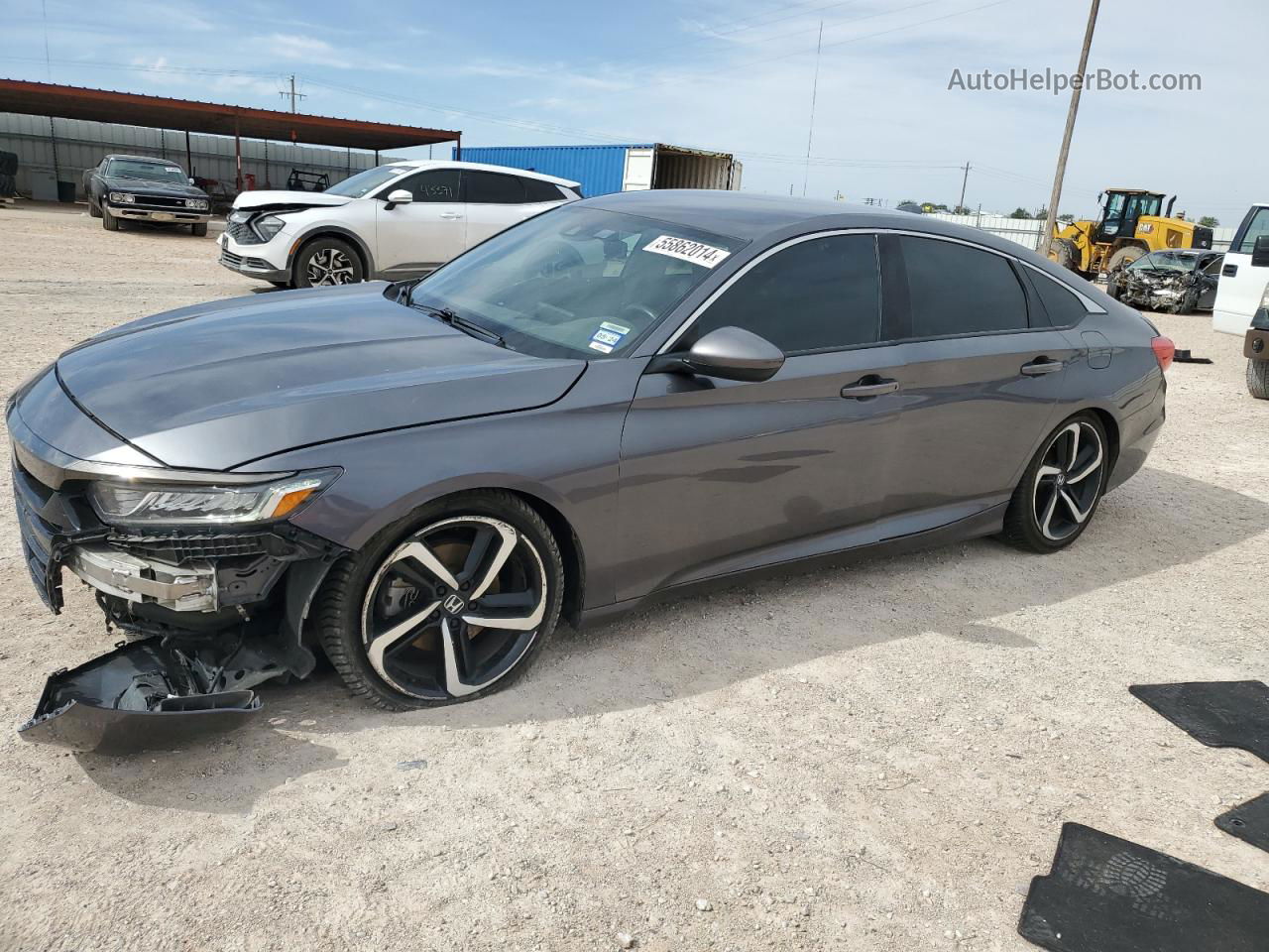 2020 Honda Accord Sport Gray vin: 1HGCV1F39LA083451