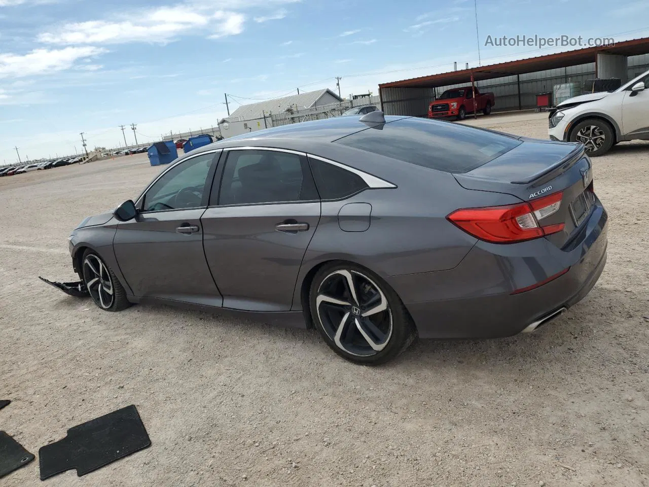 2020 Honda Accord Sport Gray vin: 1HGCV1F39LA083451