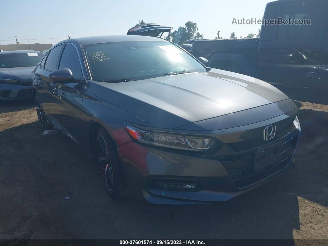 2020 Honda Accord Sedan Sport Gray vin: 1HGCV1F39LA087564