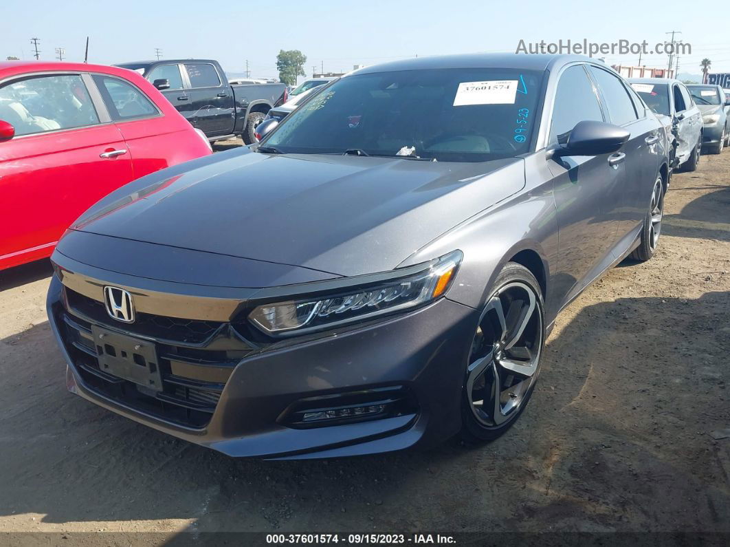 2020 Honda Accord Sedan Sport Gray vin: 1HGCV1F39LA087564