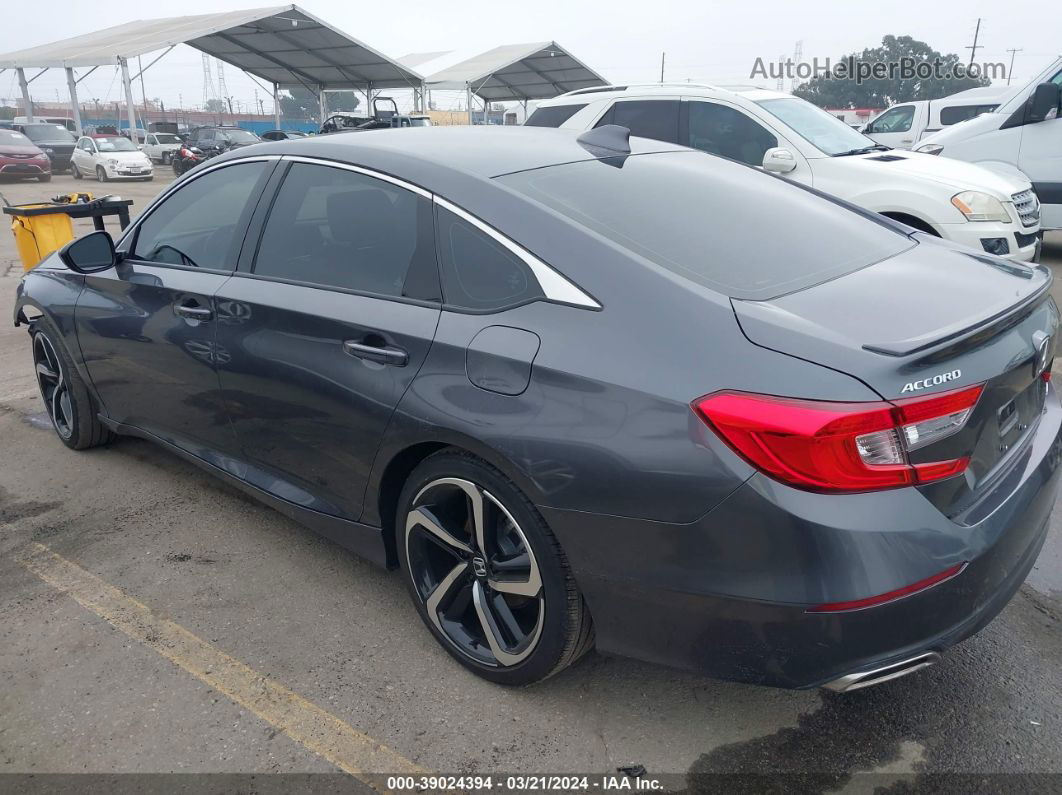 2020 Honda Accord Sport Gray vin: 1HGCV1F39LA132261