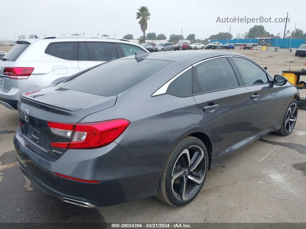 2020 Honda Accord Sport Gray vin: 1HGCV1F39LA132261