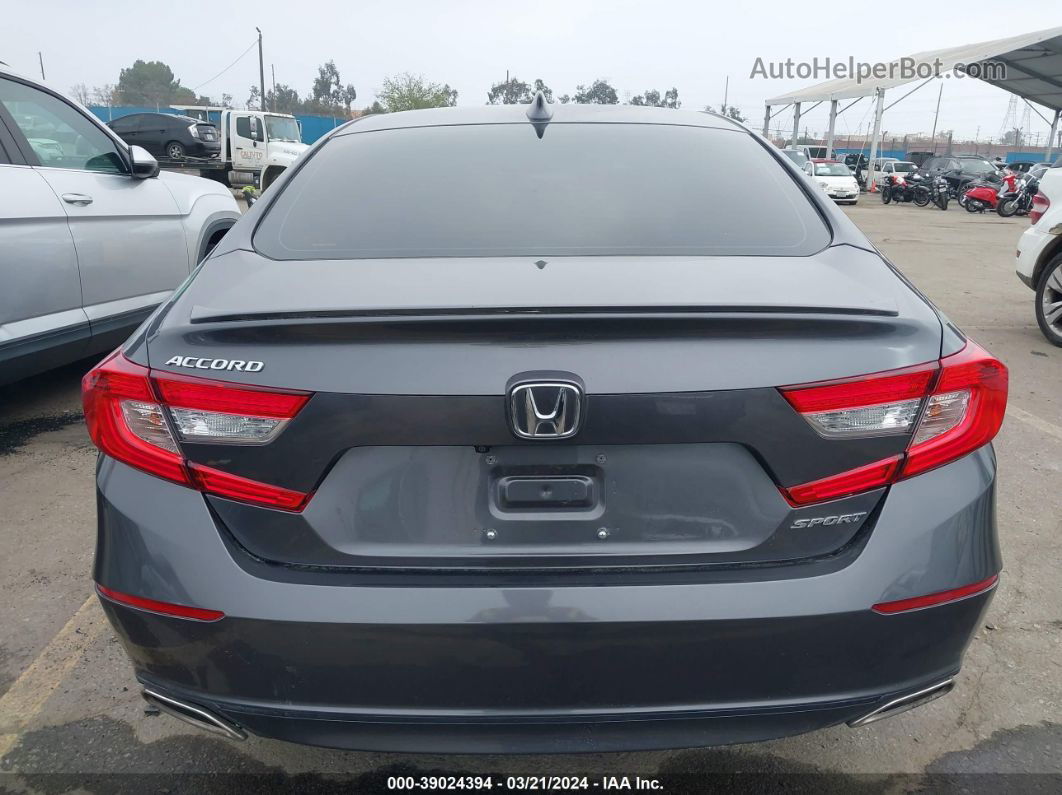 2020 Honda Accord Sport Gray vin: 1HGCV1F39LA132261