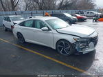 2018 Honda Accord Sport White vin: 1HGCV1F3XJA080684