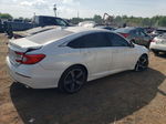 2018 Honda Accord Sport White vin: 1HGCV1F3XJA092575