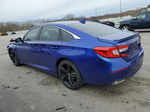 2018 Honda Accord Sport Blue vin: 1HGCV1F3XJA179134