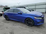 2018 Honda Accord Sport Blue vin: 1HGCV1F3XJA179134