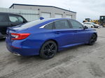 2018 Honda Accord Sport Blue vin: 1HGCV1F3XJA179134