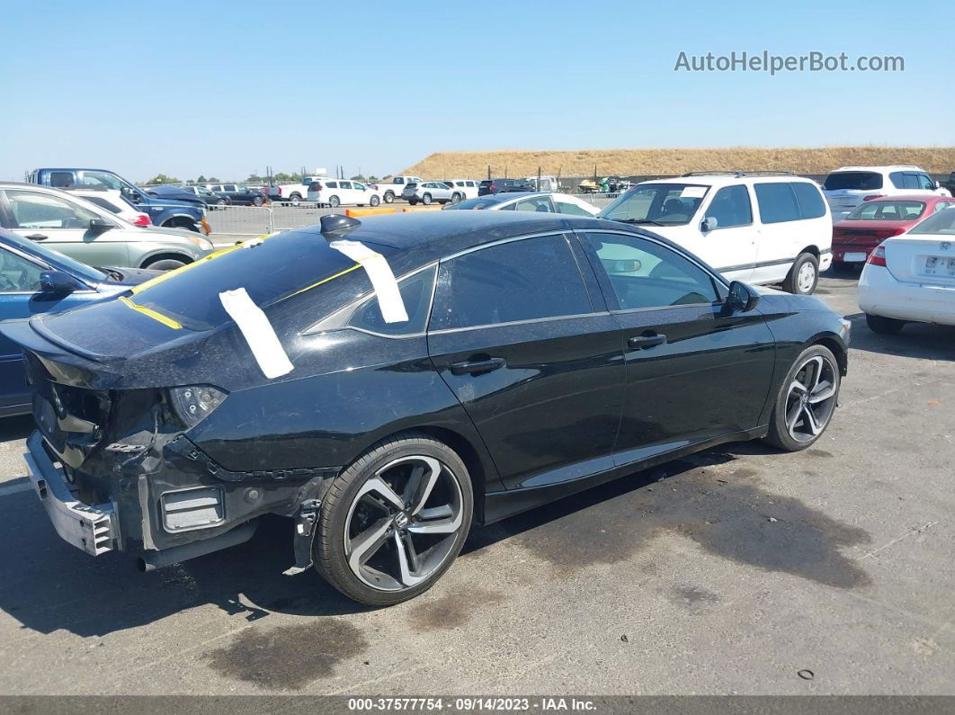 2018 Honda Accord Sedan Sport 1.5t Черный vin: 1HGCV1F3XJA208650