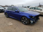 2018 Honda Accord Sport Blue vin: 1HGCV1F3XJA210379