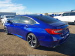 2018 Honda Accord Sport Синий vin: 1HGCV1F3XJA222290