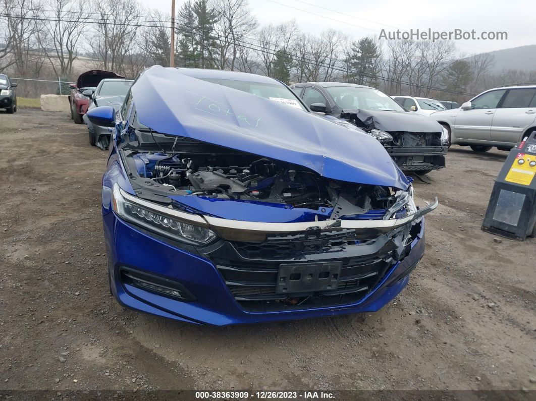 2018 Honda Accord Sport Blue vin: 1HGCV1F3XJA268718