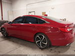 2019 Honda Accord Sport Red vin: 1HGCV1F3XKA001547